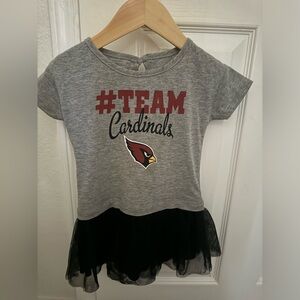 NFL Arizona Cardinals toddler girls dress 3T